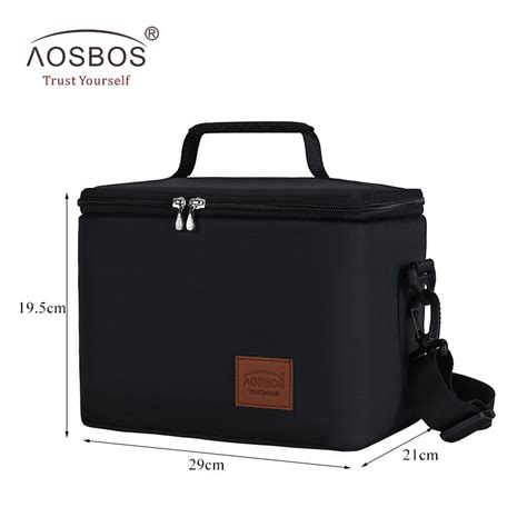 Aosbos Bolsa T Rmica Port Til Para El Almuerzo Para Hombre Y Mujer