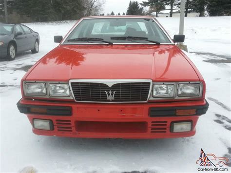 1985 Maserati Coupe Biturbo Twin Turbo Itialian Coupe Nr