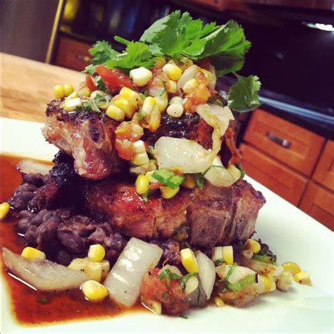 Grilled Pork Chops Recipe With Tomato Corn Salsa