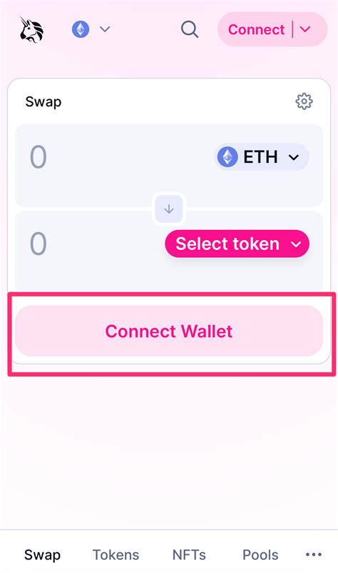 How To Connect A Wallet To Uniswap Uniswap Labs