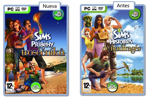 Nueva portada de Los Sims Historias de Náufragos ExtraSims