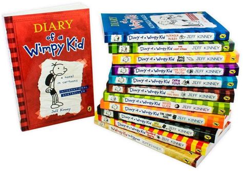 Diary Of A Wimpy Kid Collection 12 Books Box Set By Jeff Kinney