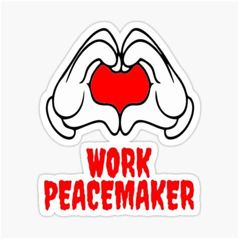 Work Peacemaker Logo Sticker For Sale By T Shirtino Redbubble