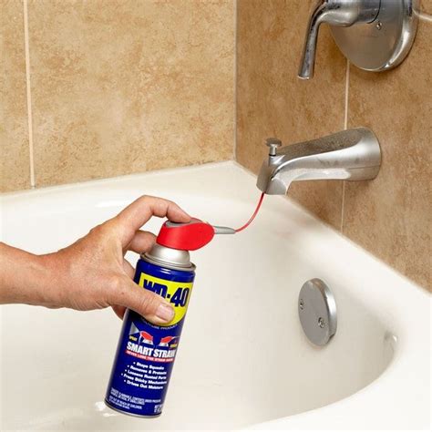 Spray WD 40 Up Your Faucet And Watch What Happens Cleaning Hacks Wd