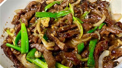 Extremely Easy Delicious Beef Onion Stir Fry Recipe Youtube