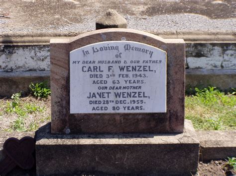 Carl Freidrich Wenzel Find A Grave Memorial