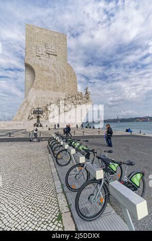 Denkmal der Entdeckungen Padrao dos Descobrimentos Belém Lissabon