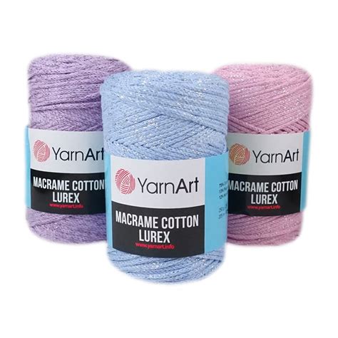 YarnArt Macrame Cotton Lurex 2mm 250g 205m Noezon Sk