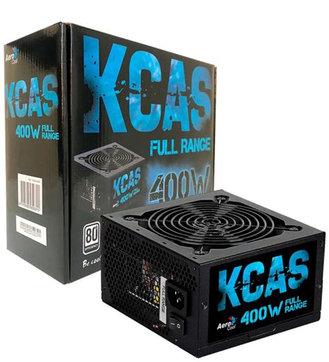 Fonte 400w 80 Plus White Aerocool Kcas Full Range Pfc Ativo Kcas