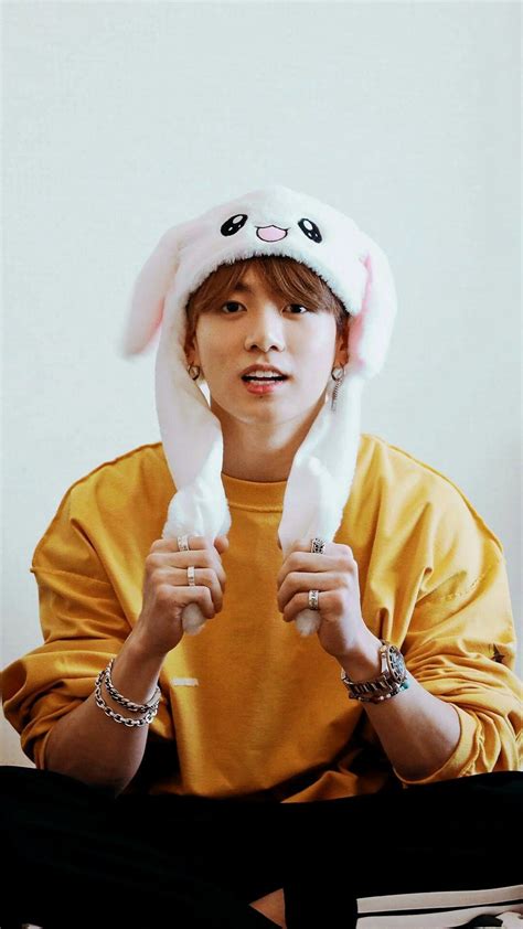 Jungkook Wallpaper Cute Bunny Bts Life Goes On Aesthetic Wallpaper