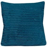 Coussin 45x45 Cm COCOONING Bleu Canard Par Soleil D Ocre