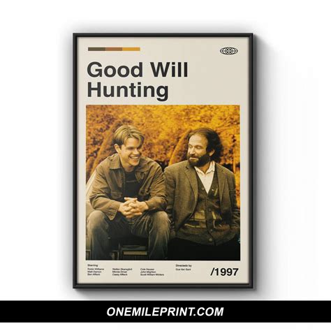 midcentury good  hunting  poster