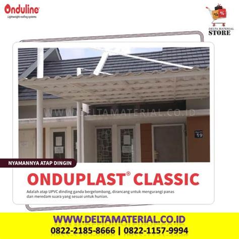 Harga Atap Onduplast Classic Terbaru Delta Material Indonesia