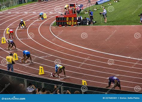 Athletes Perform M Run During Rome Golden Gala Athletics