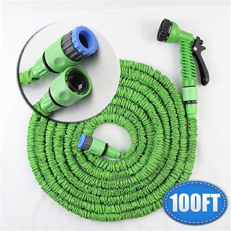 Retractable Garden Hose 100ft Expandable Magic Flexible Hose Water 30m