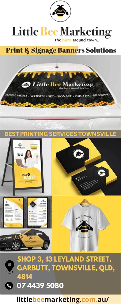 Best Printing Signage Banners Townsville | Little Bee Marketing ...