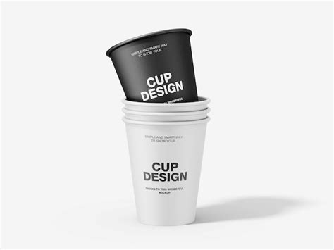 Premium Psd Paper Coffee Cup Mockup