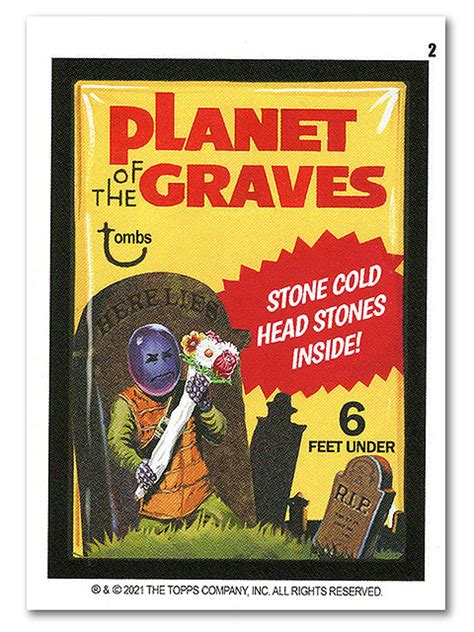 Wacky Packages Monthly Series 2021 Wonky Package Sticker 2 Planet Of