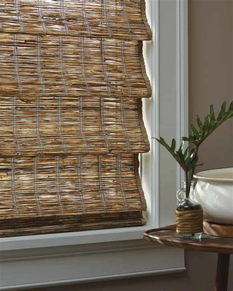 Authentic Provenance Woven Wood Shades Slats Blinds