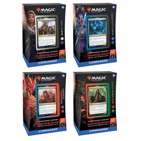 Magic The Gathering Commander Legends Battle For Baldurs Gate Commander Decks Set The Games