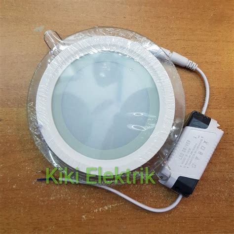 Jual Lampu LED Panel Downlight 12 Watt Bulat KACA Inbow 12w Di Lapak