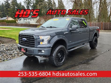 Used 2016 Ford F 150 4wd Supercrew 157 Xlt For Sale In Tacoma Wa 98371 H D S Auto Sales