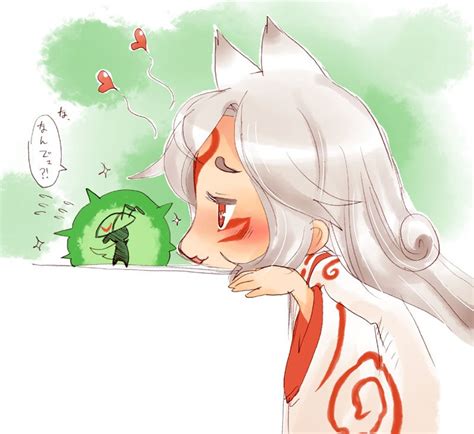 Amaterasu And Issun Ookami Drawn By Tsuutenkaaku Danbooru