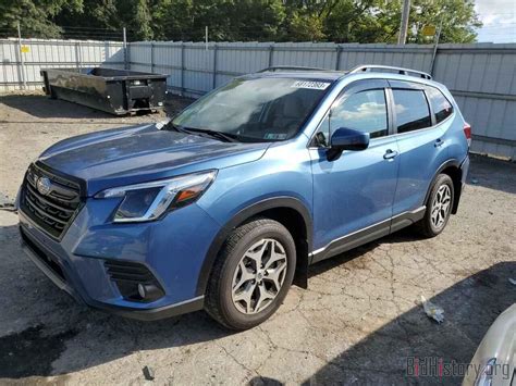 Report JF2SKAEC6NH451567 SUBARU FORESTER 2022 BLUE GAS Price And