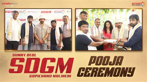 Sdgm Pooja Ceremony Sunny Deol Gopichand Malineni Thaman S