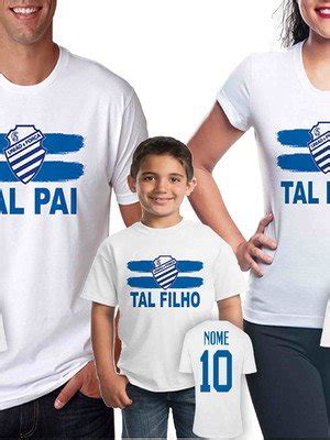 Camiseta Kit Pai E Filho Csa Personalizado Elo