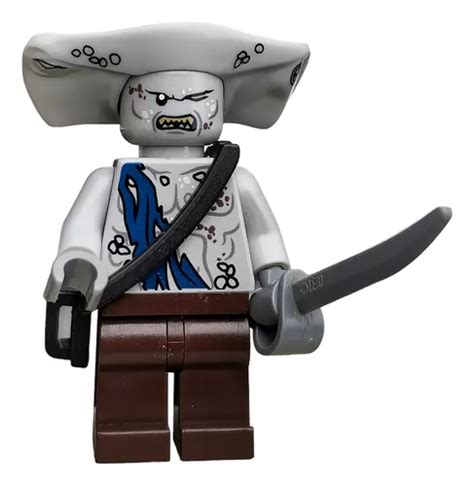 Minifigura Lego Piratas Del Caribe Maccus Perla Negra Meses Sin