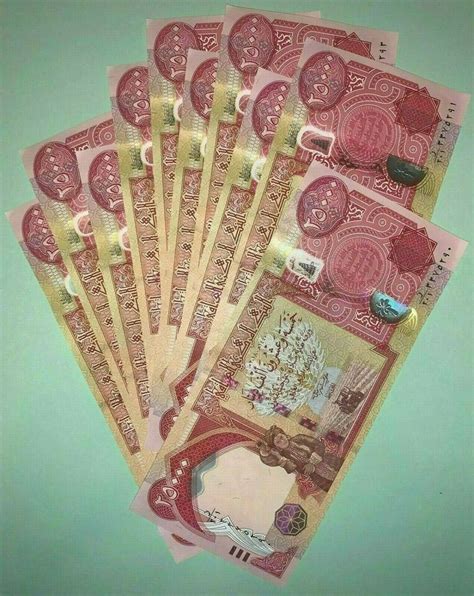 500 000 IRAQI DINAR 20 X 25000 Iraqi Dinar 25K Notes UNCirculated