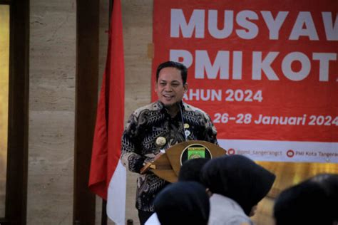 Pj Wali Kota Nurdin Pemkot Mendukung Penuh PMI Dalam Meningkatkan