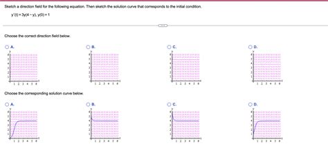 Solved 5 Sketch A Direction Field For The Following Chegg