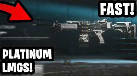 Modern Warfare 2 How To Unlock Platinum LMGS Fast Easy PLATINUM CAMO