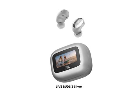 JBL’s Live 3 earbuds let you change songs and view texts on its touchscreen charging case - The ...