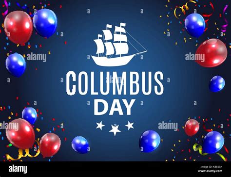 Vector Illustration Of Columbus Day Stock Vector Image And Art Alamy