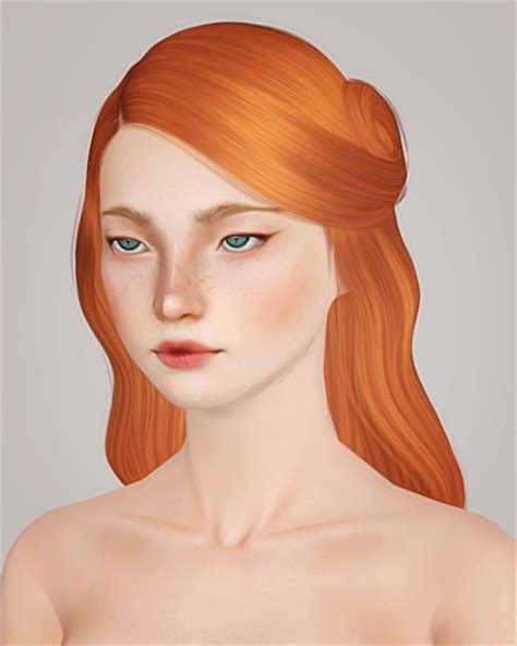 Cazy S Leah Hairstyle Retextured By Liahx Sims Hairs