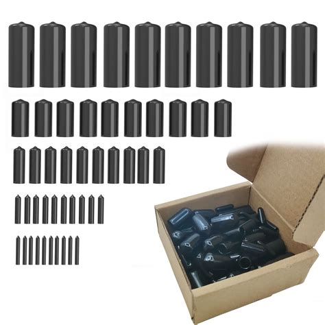 Buy Pcs Round Rubber End Caps Screw Protector Caps Bolt Covers Rubber