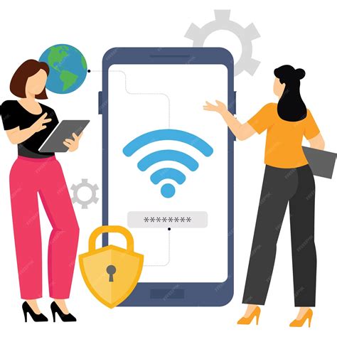 Premium Vector | Secure Internet connection Illustration
