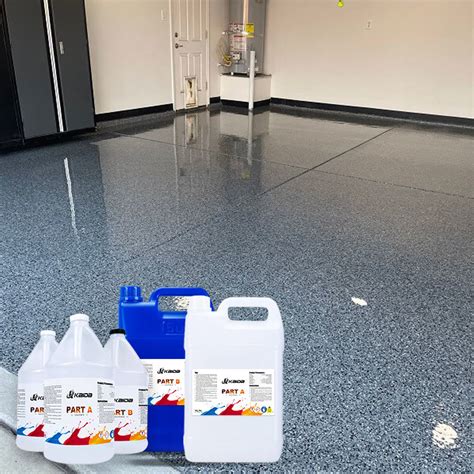 Floor Epoxy Paint Waterborne Polyurethane Resin Floor Coating For