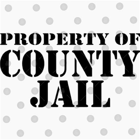 County Jail Inmate Halloween Costume Jail Prison T Shirt Designed