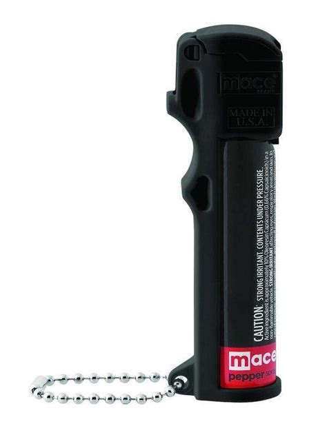 Mace 80725 Personal Pepper Spray 18 Grams Oc Pepper 12 Ft Range Black