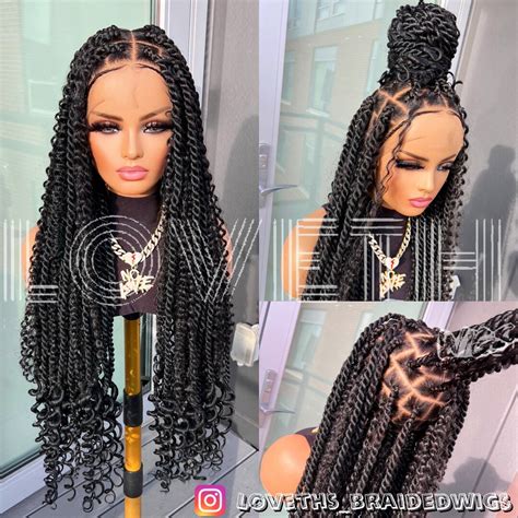 Ready To Ship Next Day2days FREE SHIPPING Knotless Braided Wig Box