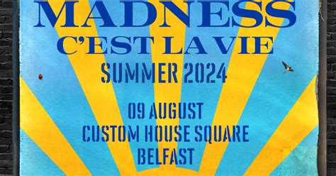 Madness Announce Their Cest La Vie Summer Tour With A Custom House