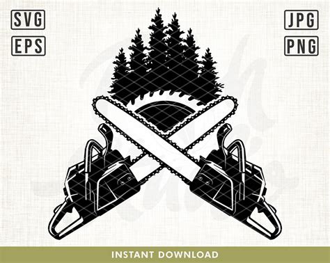 Chainsaw Svg Chainsaw Lumberjack Scene Svg Lumberjack Svg Logger Svg