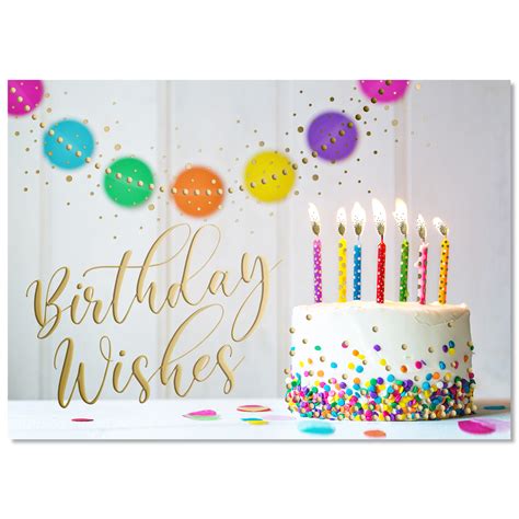 Celebration Wishes Birthday Card | HRdirect