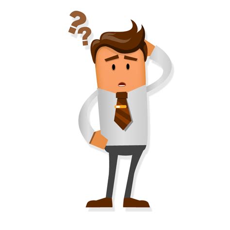 Confused clipart confused person, Confused confused person Transparent ...