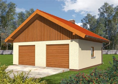 Готовый проект гаража на 2 машины G12 - ДомоПлан.ру