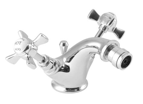 Vado Wentworth Mono Bidet Mixer Deck Mounted With Pop Up Waste Chrome